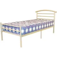 Bohemia Single Bed Frame - Silver, Metal alternate view