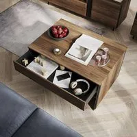 Boise Coffee Table with Drawer - Catania Oak