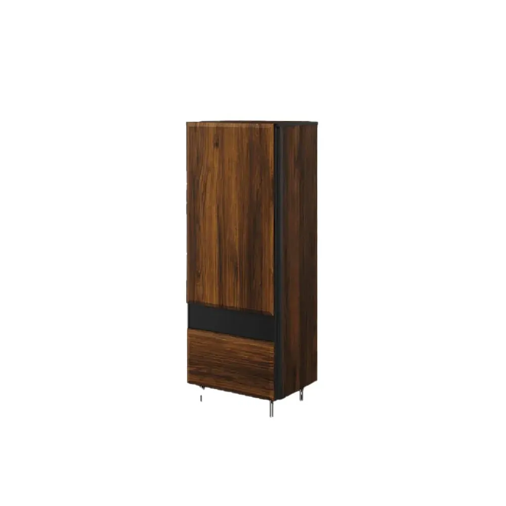 Boise Display Cabinet with Door and Drawer - Catania Oak