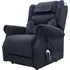 Boise Dual Motor Lift and Tilt Recliner Chair - Deep Blue, Fabric