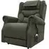 Boise Dual Motor Lift and Tilt Recliner Chair - Olive, Fabric