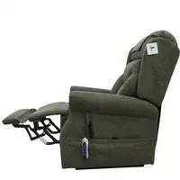 Boise Quad Motor Lift Recliner Chair - Olive, Fabric