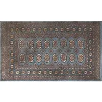 Bokhara Hand-Knotted Wool Rug - Blue alternate view