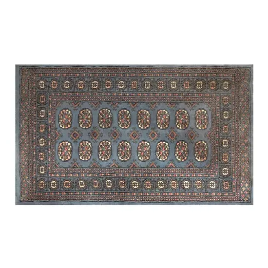 Bokhara Hand-Knotted Wool Rug - Blue product