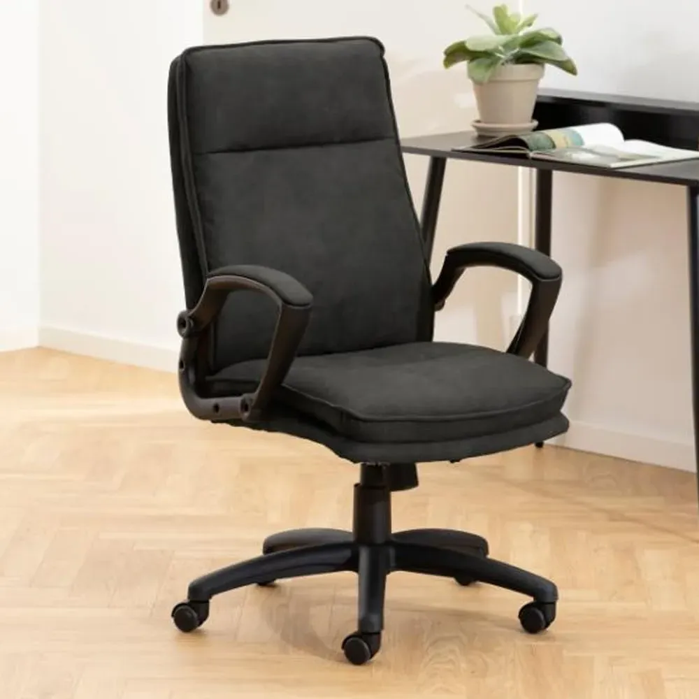 Bolingb Office Chair with Armrests - Anthracite, Fabric image
