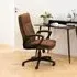 Bolingb Office Chair with Armrests - Camel, Fabric