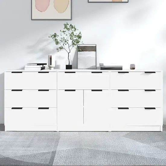 Bolivar Sideboard with 2 Doors & 7 Drawers - White product