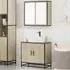 Bolivia 2 Piece Bathroom Furniture Set - Sonoma Oak