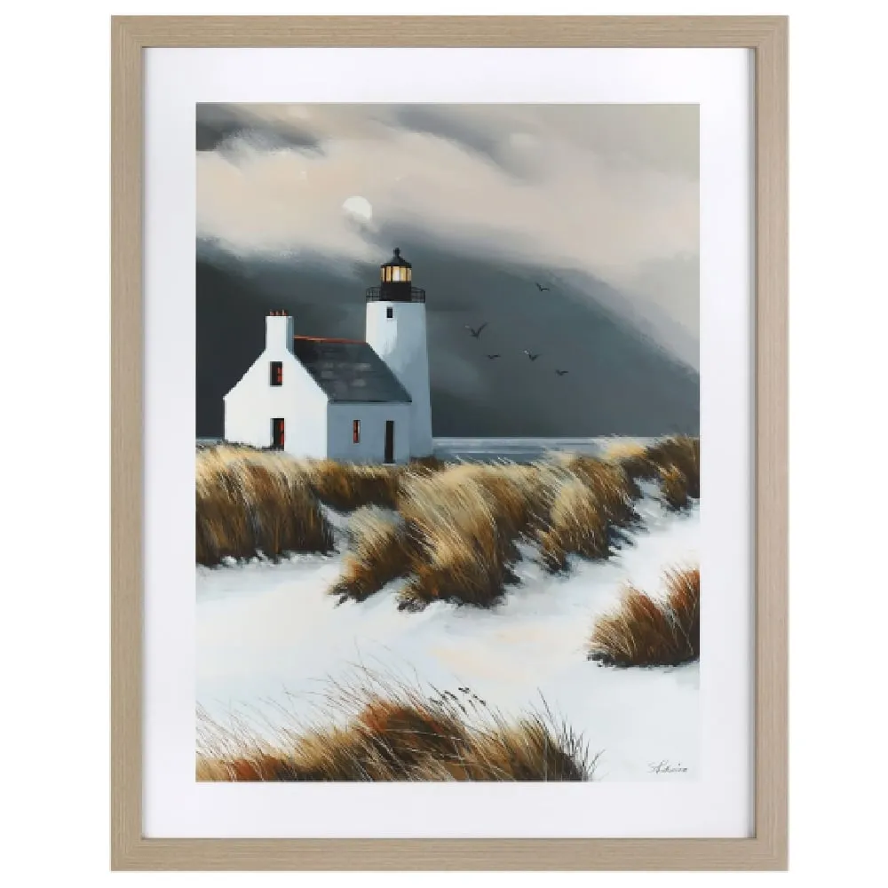 Bolivia Dunes Wall Art - Oak Frame