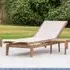 Bolivia Garden Adjustable Sun Lounger - Brown, Acacia