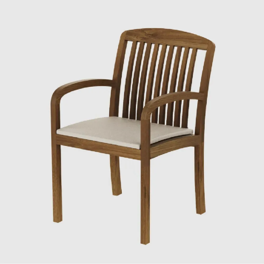 Bolivia Garden Armchair - Brown, Acacia Wood
