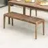 Bolivia Garden Backless Bench - Brown, Acacia