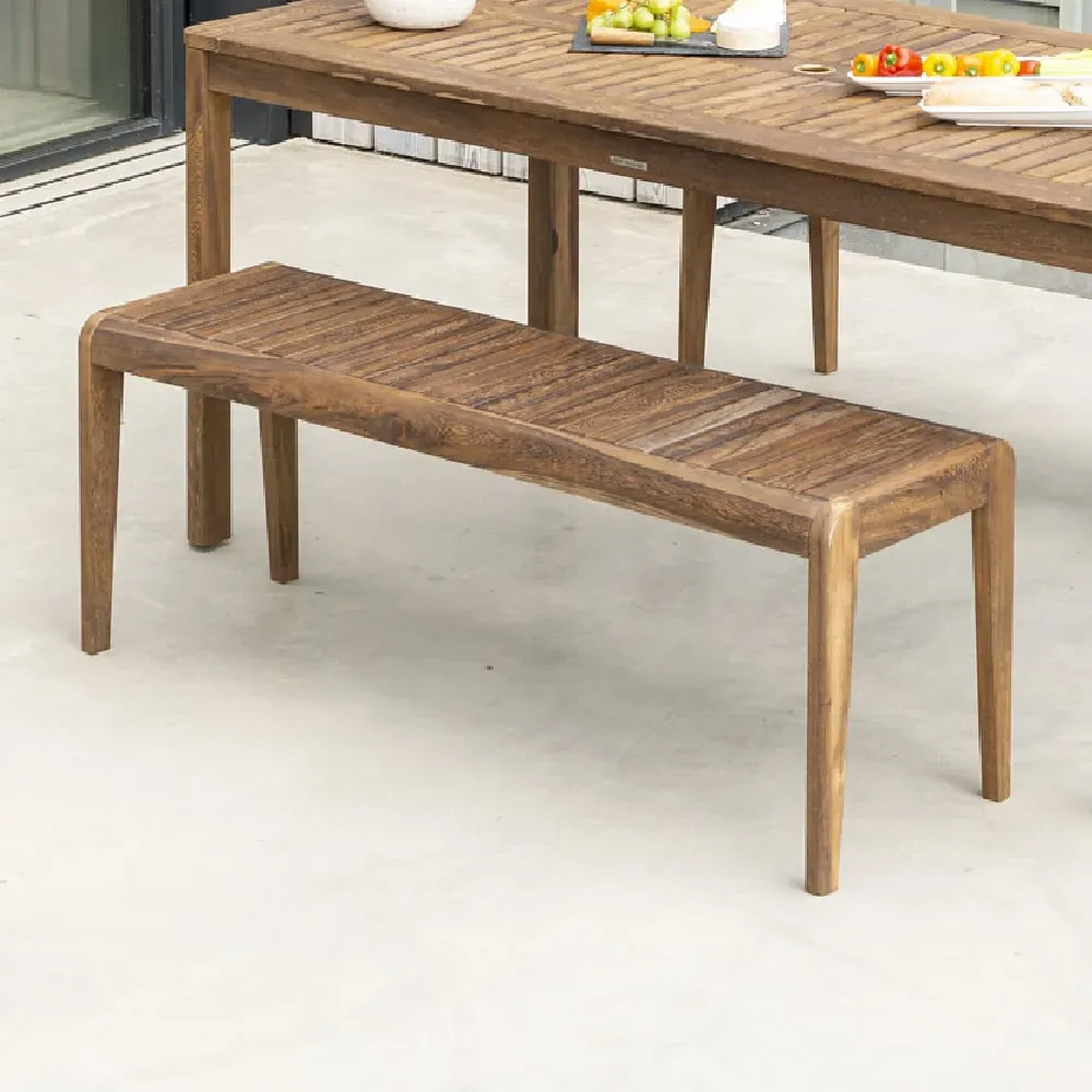 Bolivia Garden Backless Bench - Brown, Acacia