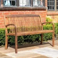 Bolivia Garden Bench - Brown, Acacia Wood