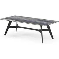 Bolivia Glass Coffee Table - Blue Mist