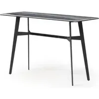 Bolivia Glass Console Table - Blue Mist