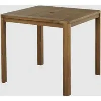 Bolivia Square Garden Dining Table - Brown, Acacia