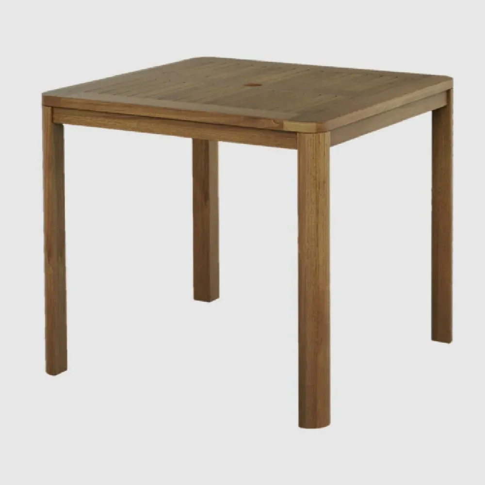 Bolivia Square Garden Dining Table - Brown, Acacia
