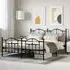 Bolivia Super King Size Bed Frame - Black, Steel