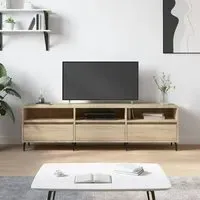 Bonn TV Stand with 3 Drawers - Sonoma Oak