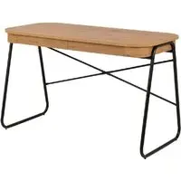 Bonner Laptop Desk with 2 Drawers - Oak