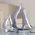 Boot Tall Sculpture - Polished Aluminium