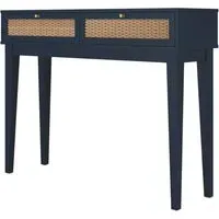 Bordeaux Dressing Table with 2 Drawers - Blue, MDF