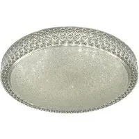 Bordeaux LED Flush Ceiling Light - Chrome, Acrylic