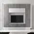 Borden Entertainment Wall Unit - Cement Grey, White