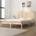 Boreas Double Bed Frame - Natural, Pine Wood