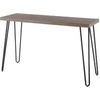 Boroh Console Table with Hairpin Legs - Natural, MDF