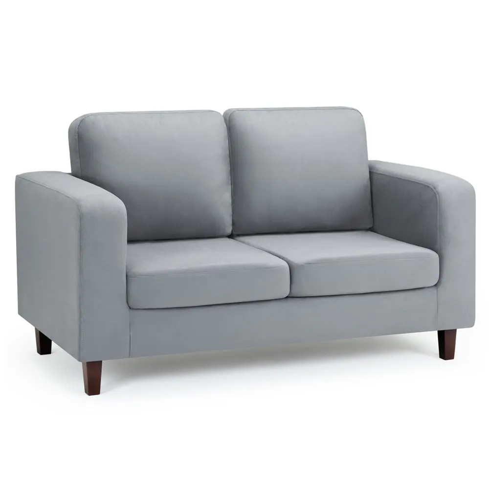 Boston 2-Seater Sofa - Grey, Faux Leather