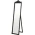 Boufoya Rectangular Cheval Mirror - Matt Black