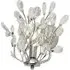Bouquet 7 Light Wall Light - Chrome, Crystal Glass