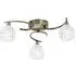 Boyer 3 Lights Semi Flush Ceiling Light - Antique Brass, Glass