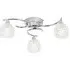 Boyer 3 Lights Semi Flush Ceiling Light - Chrome, Glass