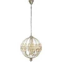 Bracelet 6-Light Pendant Ceiling Light - Champagne Gold