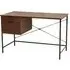 Bradken Computer Desk with 2 Drawers - Dark Walnut