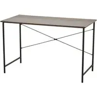 Bradken Laptop Desk - Dark Oak, Metal
