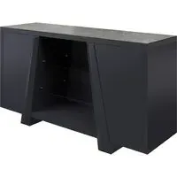 Brandon Sideboard with Soft-Close Doors - Grey, Ceramic