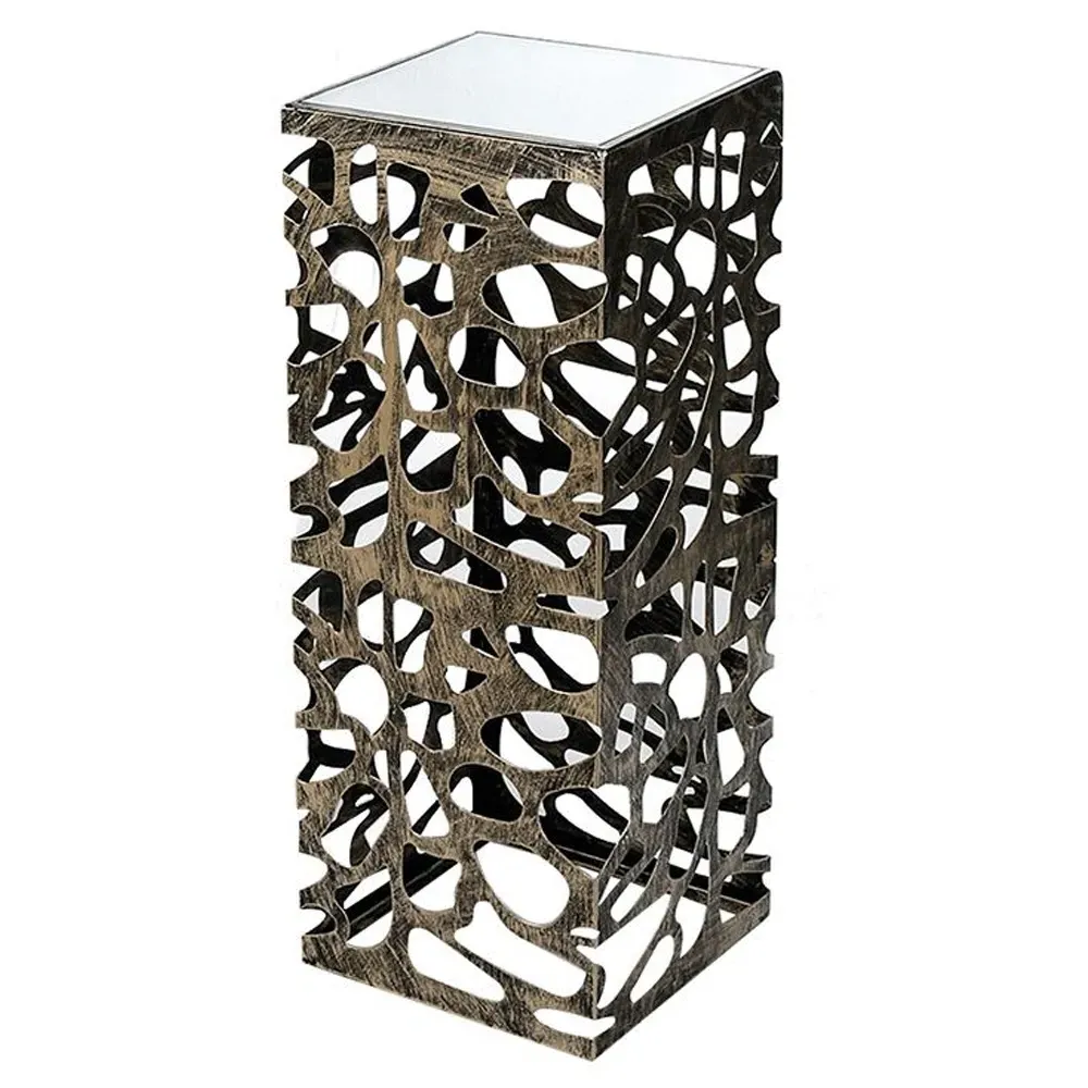 Branson Small Decorative Pillar - Bronze, Glass & Metal product