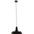 Brantona Round Pendant Light - Black, Metal