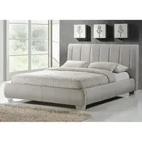 Braunston Double Bed Frame - Sand, Fabric