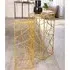 Breccia Set of 2 Decorative Pillars - Gold, Metal