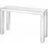 Breeze Rectangular Console Table - Silver, Mirrored