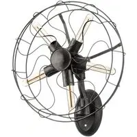 Brekota Fan Shape Wall Light - Black, Metal