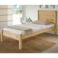 Brela Single Bed Frame - Waxed Pine
