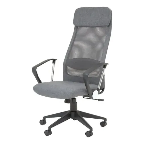 Brent Fabric Office Chair - Grey Mesh