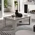 Breta Rectangular Coffee Table - Grey Marble Effect