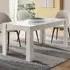 Breta Small Dining Table - White, MDF